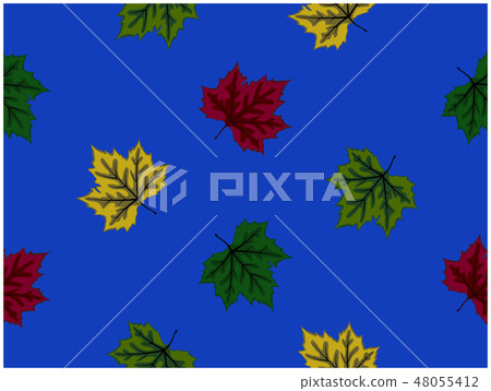 The various colors leaves seamless wallpaper The various colors leaves seamless wallpaper 48055412