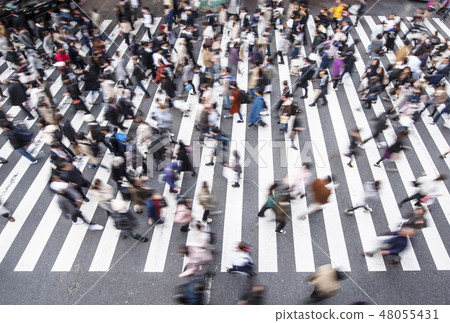 人群,人群,交叉路口,城市景觀,人群,圖像材料 人群,人群,交叉路口,城市景觀,人群,圖像材料 48055431
