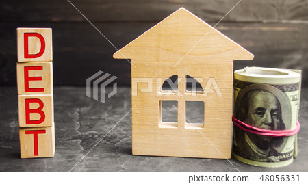 Miniature wooden house, dollars  48056331