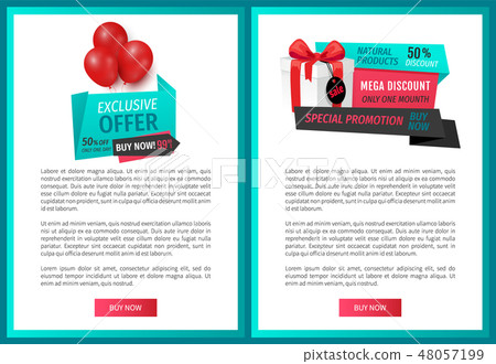 Exclusive Goods, Label Gifts, Balloons, Price Tags Exclusive Goods, Label Gifts, Balloons, Price Tags 48057199