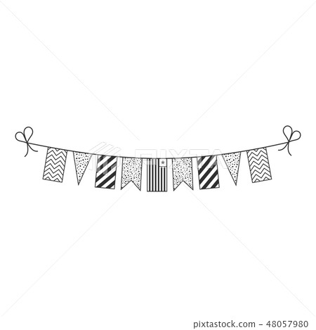 Decorations bunting flags for Liberia national day Decorations bunting flags for Liberia national day 48057980