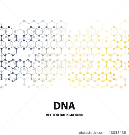 Set of business templates for brochure, flyer or booklet. DNA molecule structure on dark green Set of business templates for brochure, flyer or booklet. DNA molecule structure on dark green 48058486
