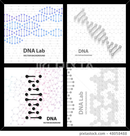 Set flyer, brochure size A4 template,banner. Molecular structure with connected lines and dots Set flyer, brochure size A4 template,banner. Molecular structure with connected lines and dots 48058488