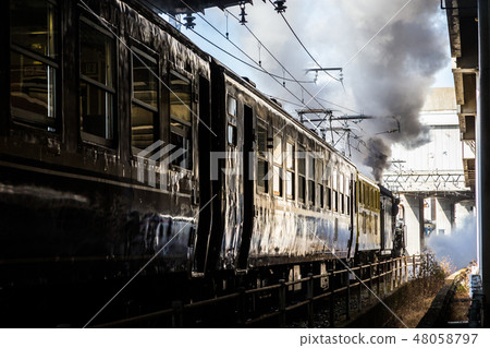 2019 Winter Special Driving Chichibu Railway SL Bio Express departs Kumagaya Station Departure scene 2019 Winter Special Driving Chichibu Railway SL Bio Express departs Kumagaya Station Departure scene 48058797