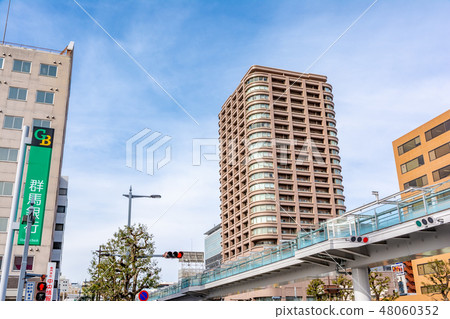 Scenery of the east exit of Takasaki Station [Takasaki City, Gunma Prefecture] 48060352