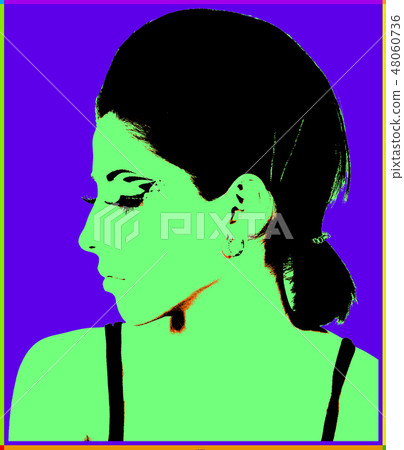 Picture with young girl 48060736