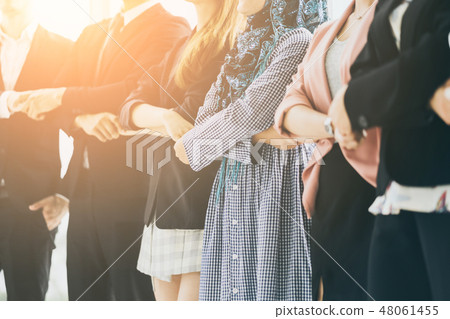 multination people hand hold together multination people hand hold together 48061455