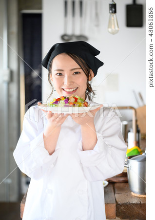 Kitchen Restaurant Women Kitchen Restaurant Women 48061866