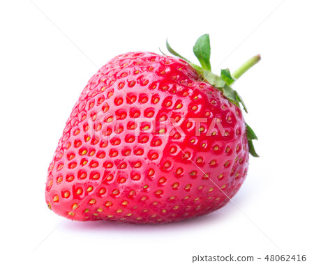 Red berry strawberry isolated on white background Red berry strawberry isolated on white background 48062416