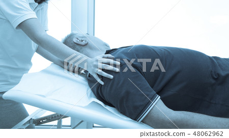 Stretching osteopathy or physiotherapy procedure Stretching osteopathy or physiotherapy procedure 48062962