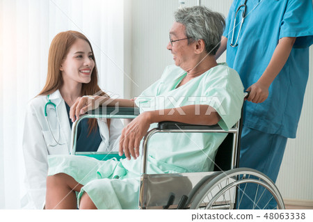 asian attractive woman doctor and nurse takecare asian attractive woman doctor and nurse takecare 48063338