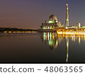 Pink Mosque of Putrajaya (night view) 48063565