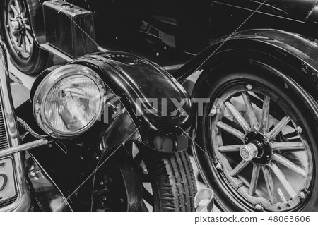 background - fragments of vintage cars background - fragments of vintage cars 48063606