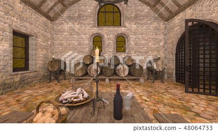 Medieval dining 48064733