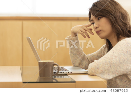女性生活方式PC SNS互聯網 女性生活方式PC SNS互聯網 48067913