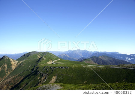 A view from the Norikura Demon-dake in autumn (Location: Norikura, Demon-dake) A view from the Norikura Demon-dake in autumn (Location: Norikura, Demon-dake) 48068352