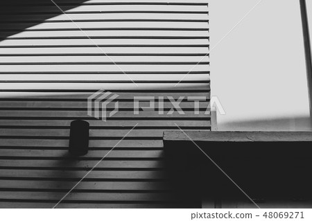 Abstract of light and shadow on wall Abstract of light and shadow on wall 48069271
