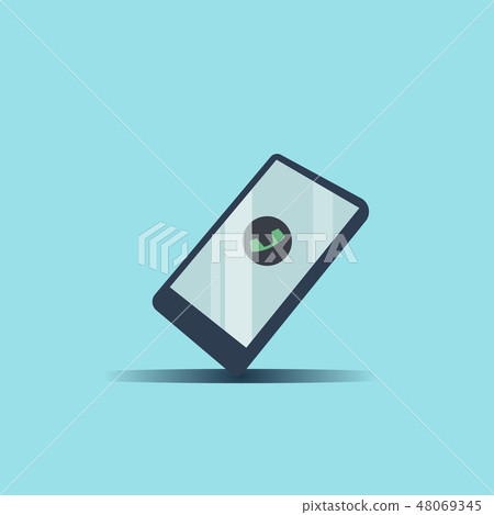 Smartphone dispaly call application Smartphone dispaly call application 48069345