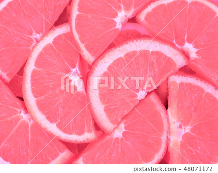 Orange slices as background texture in pink 48071172