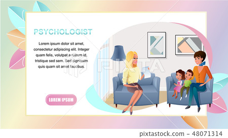 Family Psychologist Online Consultation Vector 48071314