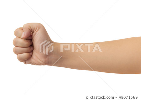 Human hand isolate on white background. Human hand isolate on white background. 48071569