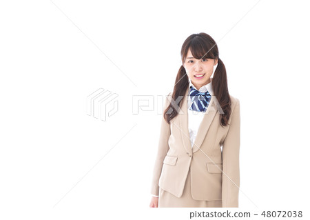 Smiling student in uniform 48072038