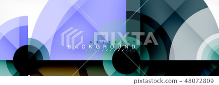 Geometric circle abstract background, creative geometric wallpaper. Geometric circle abstract background, creative geometric wallpaper. 48072809