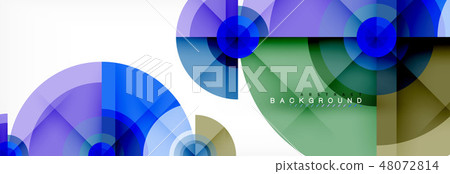 Geometric circle abstract background, creative geometric wallpaper. Geometric circle abstract background, creative geometric wallpaper. 48072814