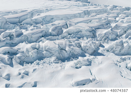 White Snow ground texture 48074387