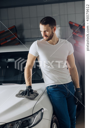 pleasant man makes his car shine pleasant man makes his car shine 48079612