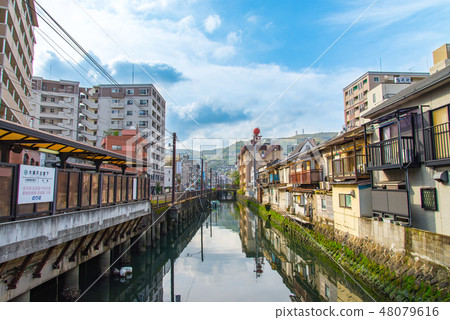 Photo material: Nagasaki City, City, Street, Snapshots 48079616