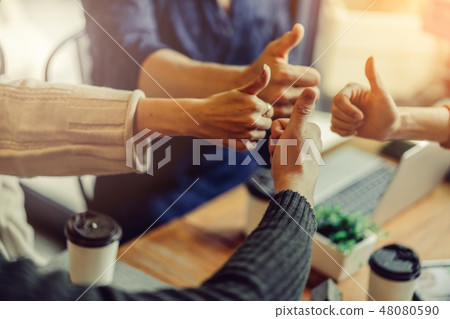 happiness friend hand successful happiness 48080590