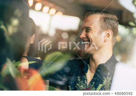 group of multi nation friends enjoy conversation group of multi nation friends enjoy conversation 48080592