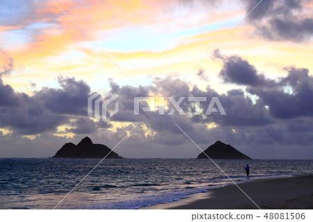 Hawaii Oahu Lanikai Beach Hawaii Oahu Lanikai Beach 48081506