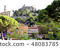 Mediterranean distant view from Eze Village 48083785