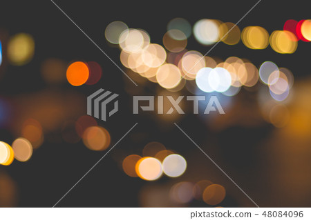Abstract background of  blur lighting, traffic jam 48084096