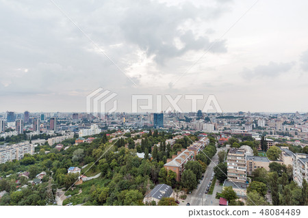 Kiev city skyline from above, capital of Ukraine. 48084489