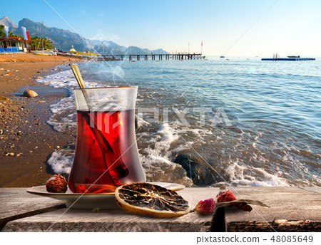 Morning turkish tea Morning turkish tea 48085649