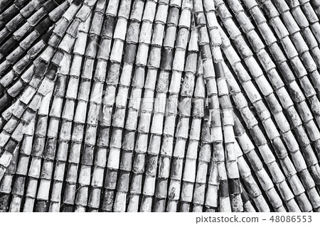 Tile roof pattern, colorless Tile roof pattern, colorless 48086553