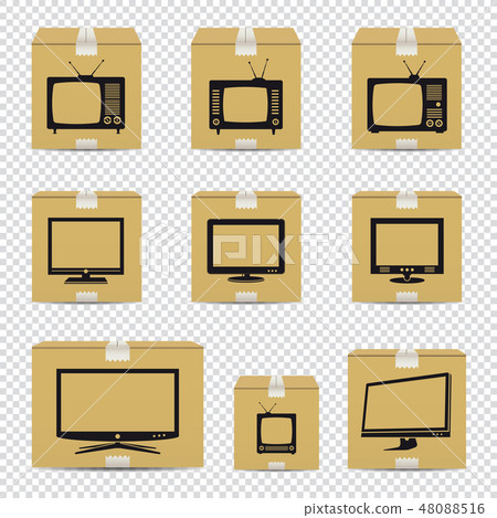 TV cardboard boxes TV cardboard boxes 48088516