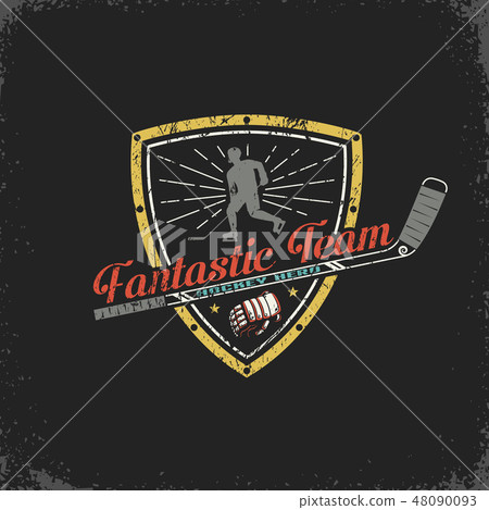 Vintage Hockey emblem 48090093
