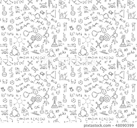 chem pattern - Stock Illustration [48090399] - PIXTA