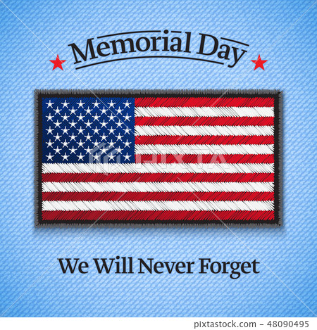 Memorial Day banner 48090495