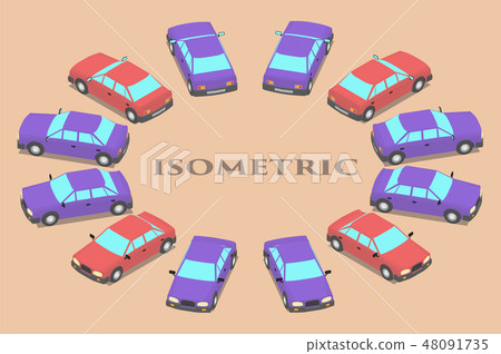 Twelve parked cars of different colors.  48091735