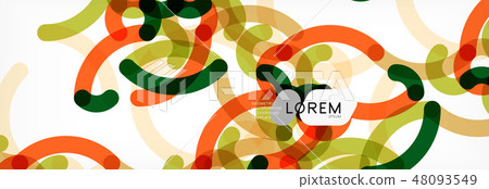 Curly lines abstract background, color overlapping linear texture Curly lines abstract background, color overlapping linear texture 48093549
