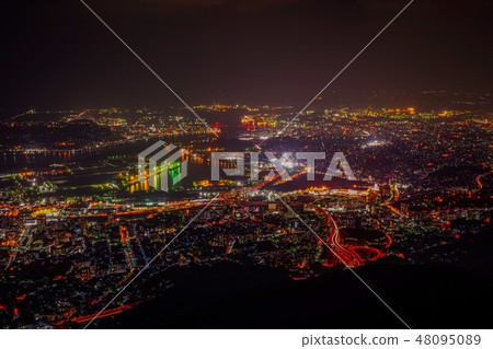 Night view from Urakurayama Nihon New Three major night view 48095089