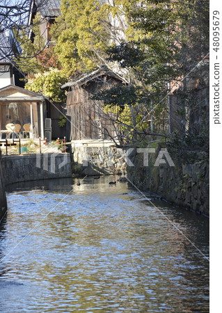 [Shiga Prefecture Nagahama] Townscape along the old highway 48095679