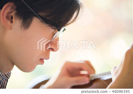 Men enjoying DIY 48096395