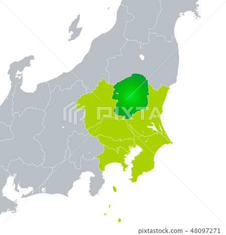 栃木縣地圖和關東地區 栃木縣地圖和關東地區 48097271