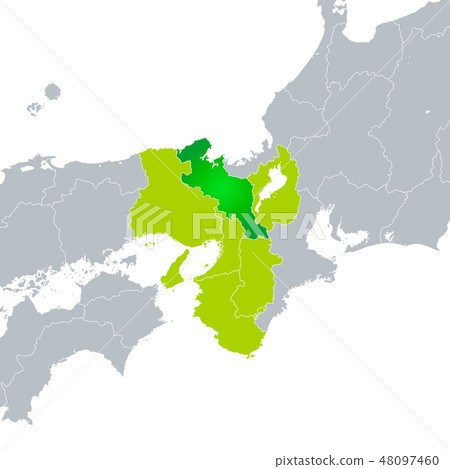 Kyoto Prefecture Map and Kansai Region Kyoto Prefecture Map and Kansai Region 48097460